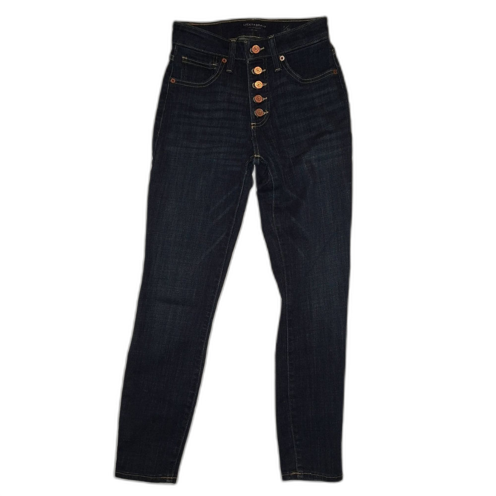 NWOT Fun & Fabulous Button up Size 2/26 Lucky  Brand Ladies Skinny Ankle Jeans